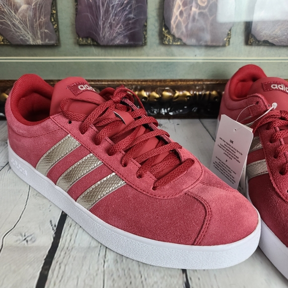 adidas vl court 2.0 pink